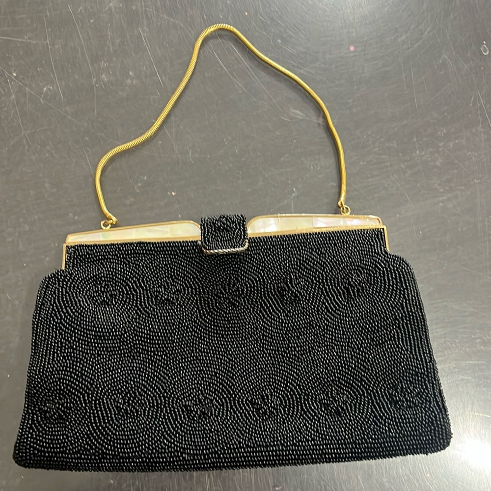 Small beaded hand bag
